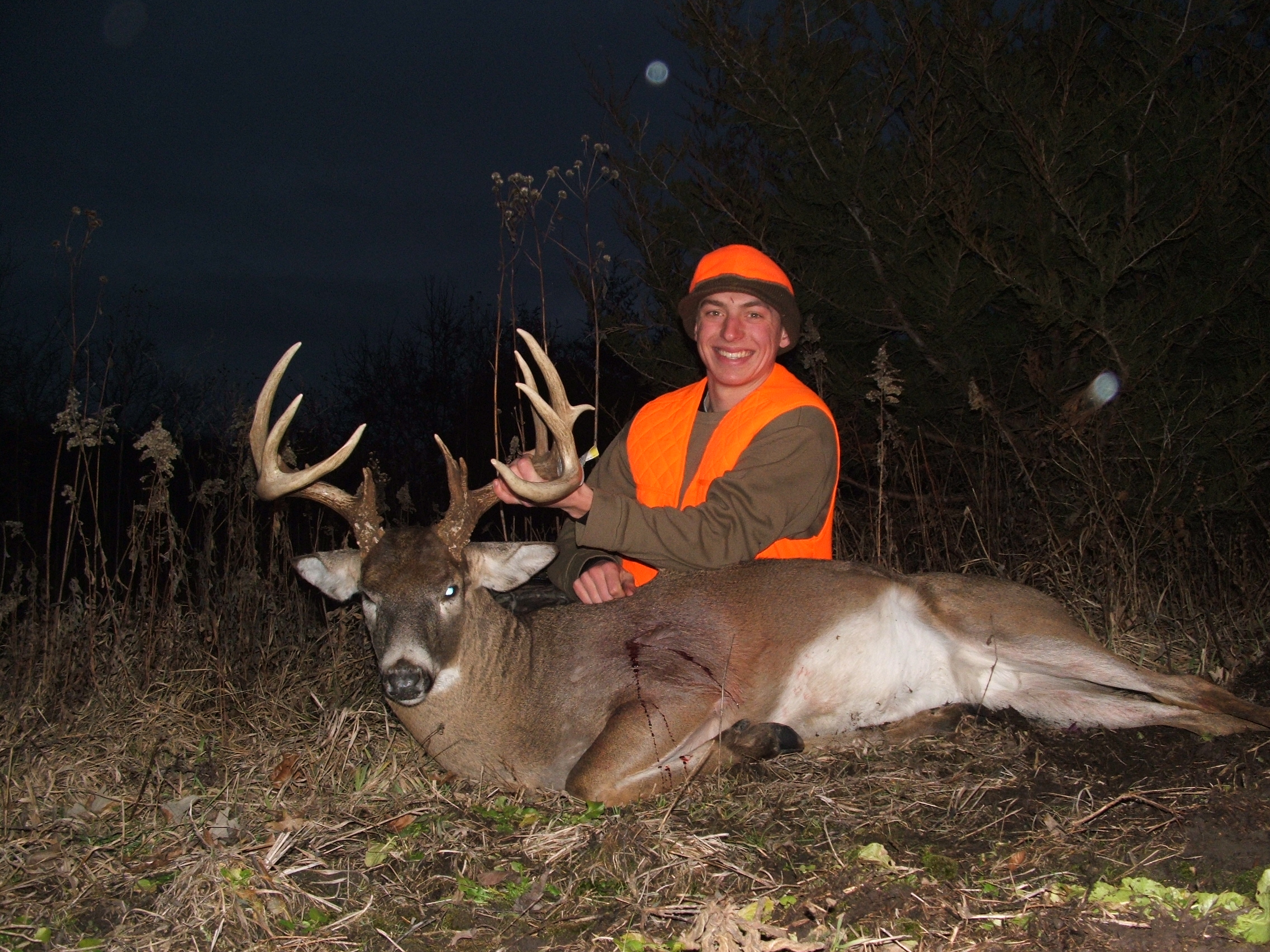 Captain Jack.  It's just not every day that you get to hunt and pattern a 6 year old deer in late December but this year it all came together.  Forest's hunt lasted only an hour...but really his hunt started 3 years ago with many hundred hours invested before we ever stepped into the blind tonight.  Great buck Forest!