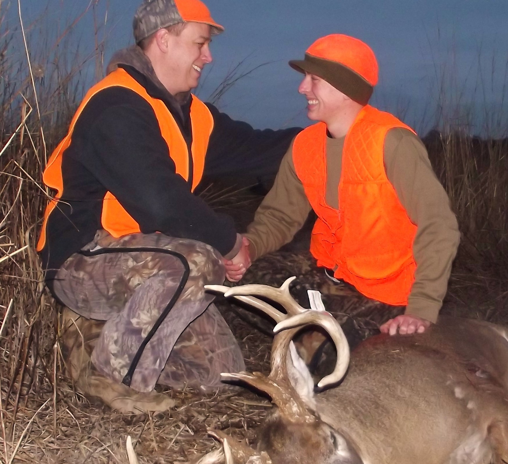 Forest with his biggest and oldest buck to date.