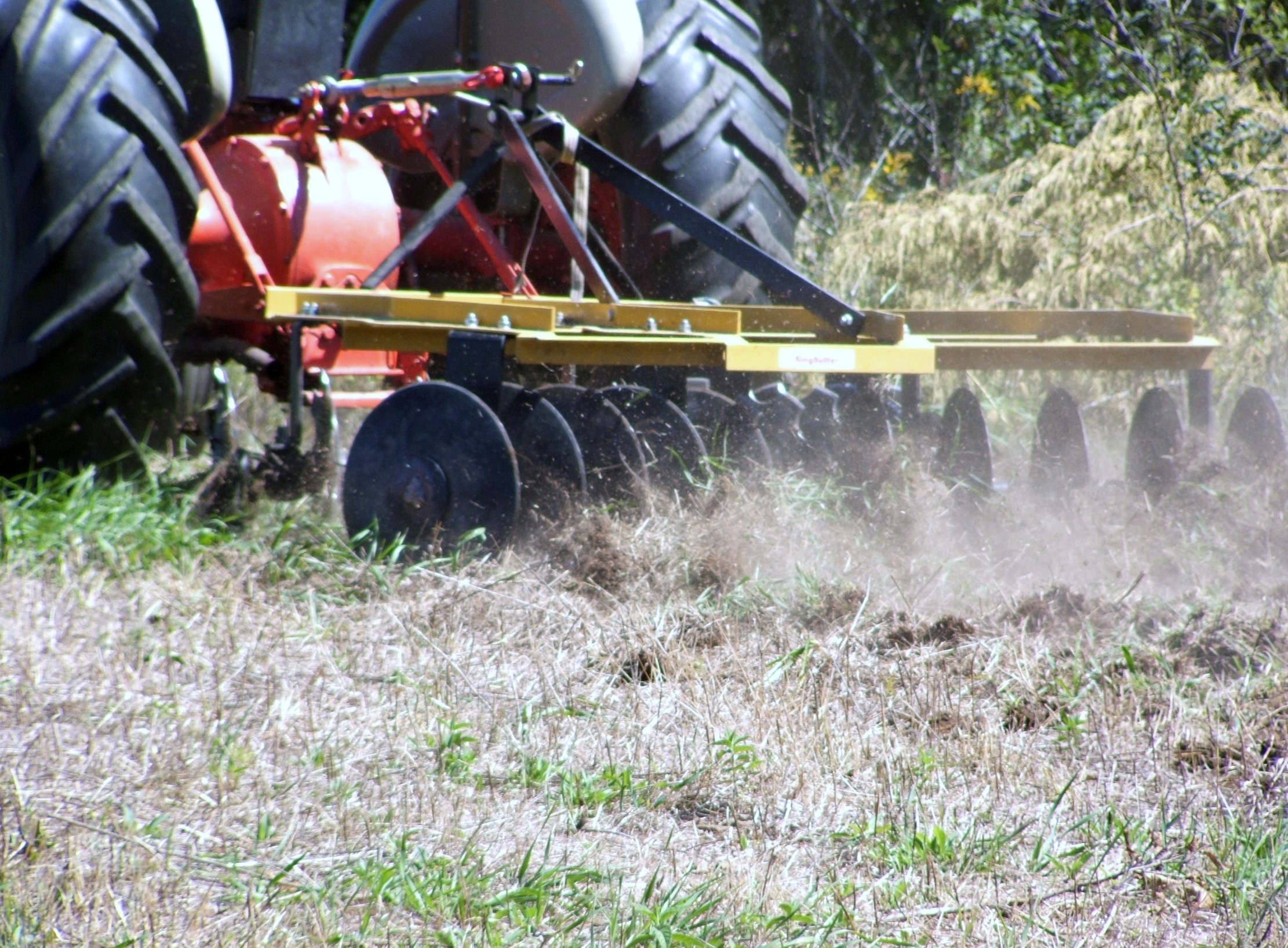 A tractor and disc is all you need to plant every food plot.