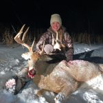 Mature buck down